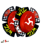 Preview: Wiz Isle of Man in red - Sparky, Graffix